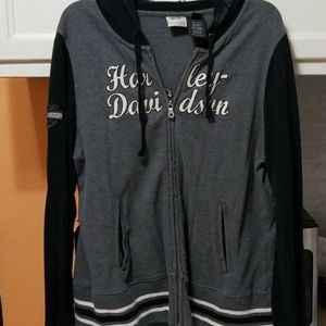 Women's XL Harley Davidson Sweat Jacket